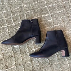 Italian made black booties Fabianelli